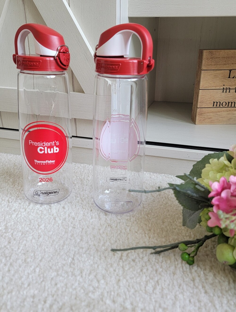 NWOT Nalgene 24 oz Water Bottle | Red |  Thermo Fisher 2026 President's Club
